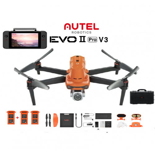 AUTEL EVO II PRO V3 Drone 6K 20MP 1” Sensor 15KM 40Min - Drone Autel Evo II Pro V3